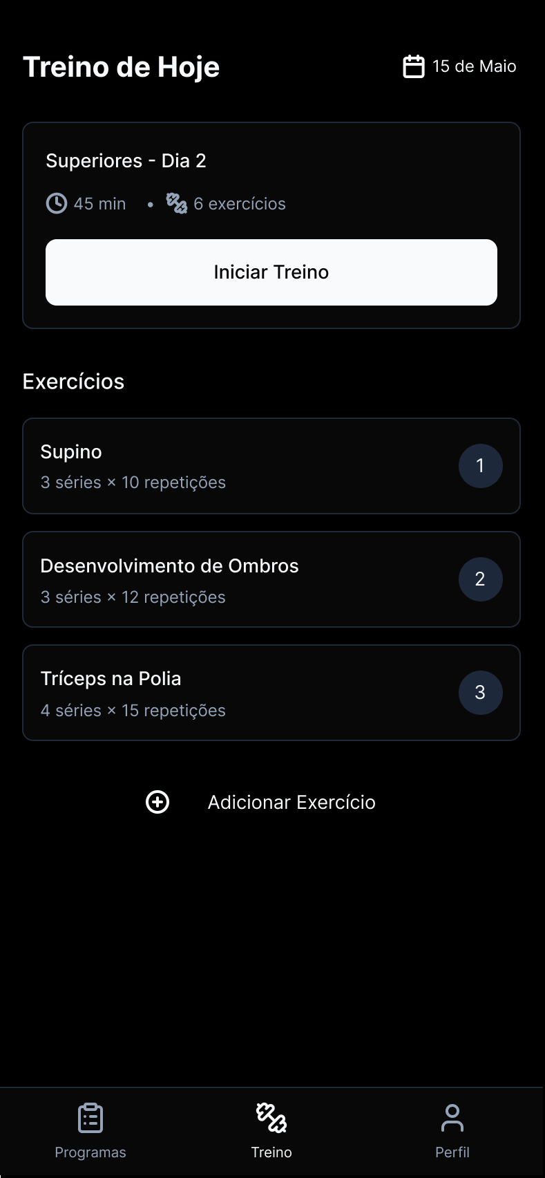 Sofra com os pesos, não com o app